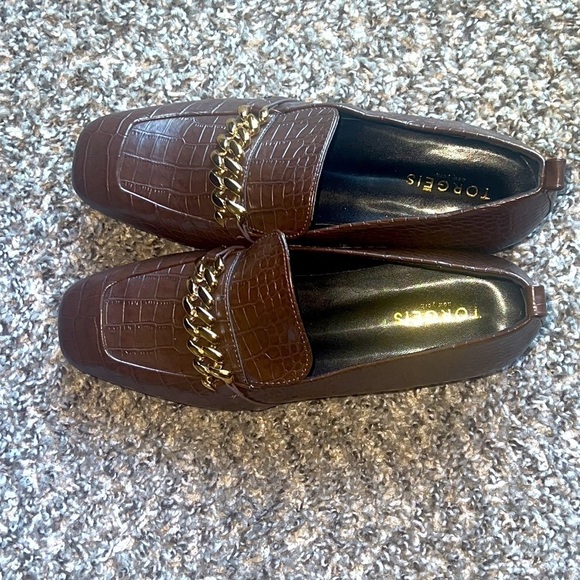 Torgeis Women's Vain Loafer Color Brown Size 8.5 brand new - Picture 5 of 8